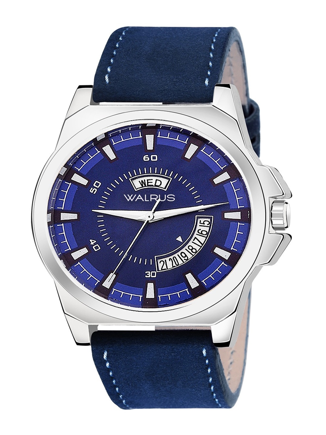 

Walrus Men Printed Dial & Blue Straps Analogue Watch WWTM-NXN-030307_D