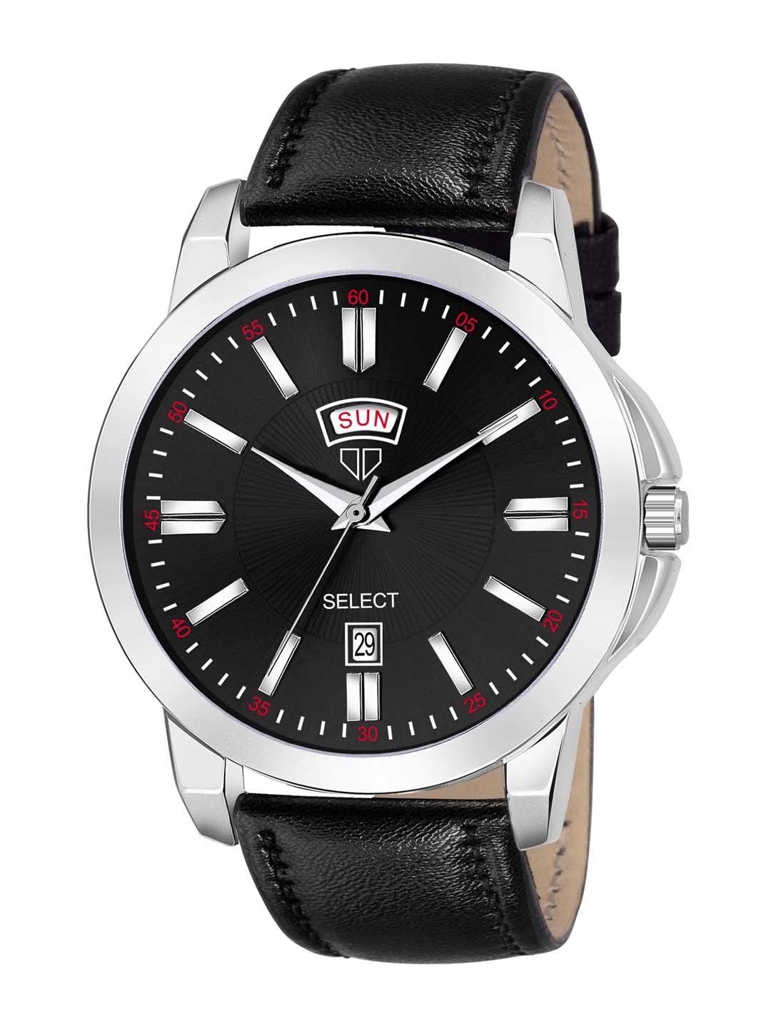 

Walrus Men Brass Textured Dial & Black Straps Analogue Watch WWTM-MC-020207_D