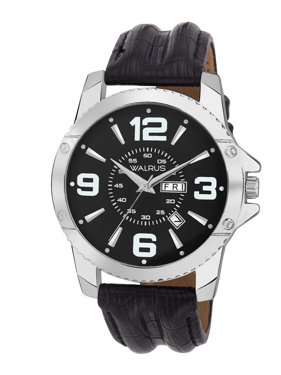 

Walrus Men Brass Dial & Straps Analogue Watch WWTM-ZED-020207_D, Black
