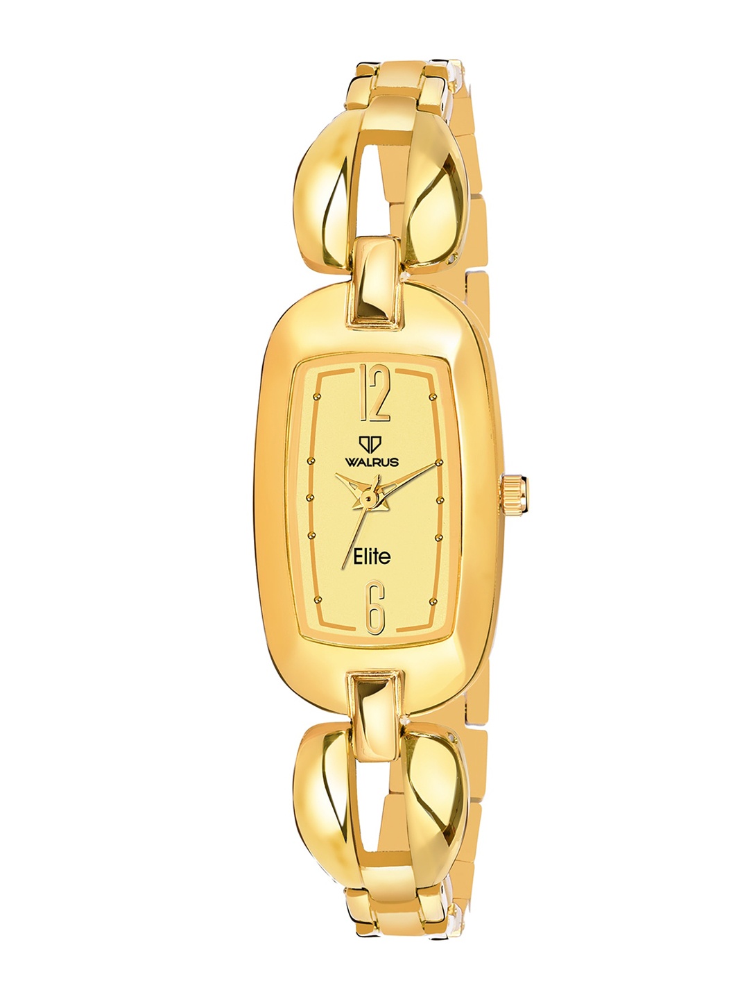 

Walrus Brass Dial & Stainless Steel Straps Analogue Watch WWTW-ELITE-XI-060606_D, Gold