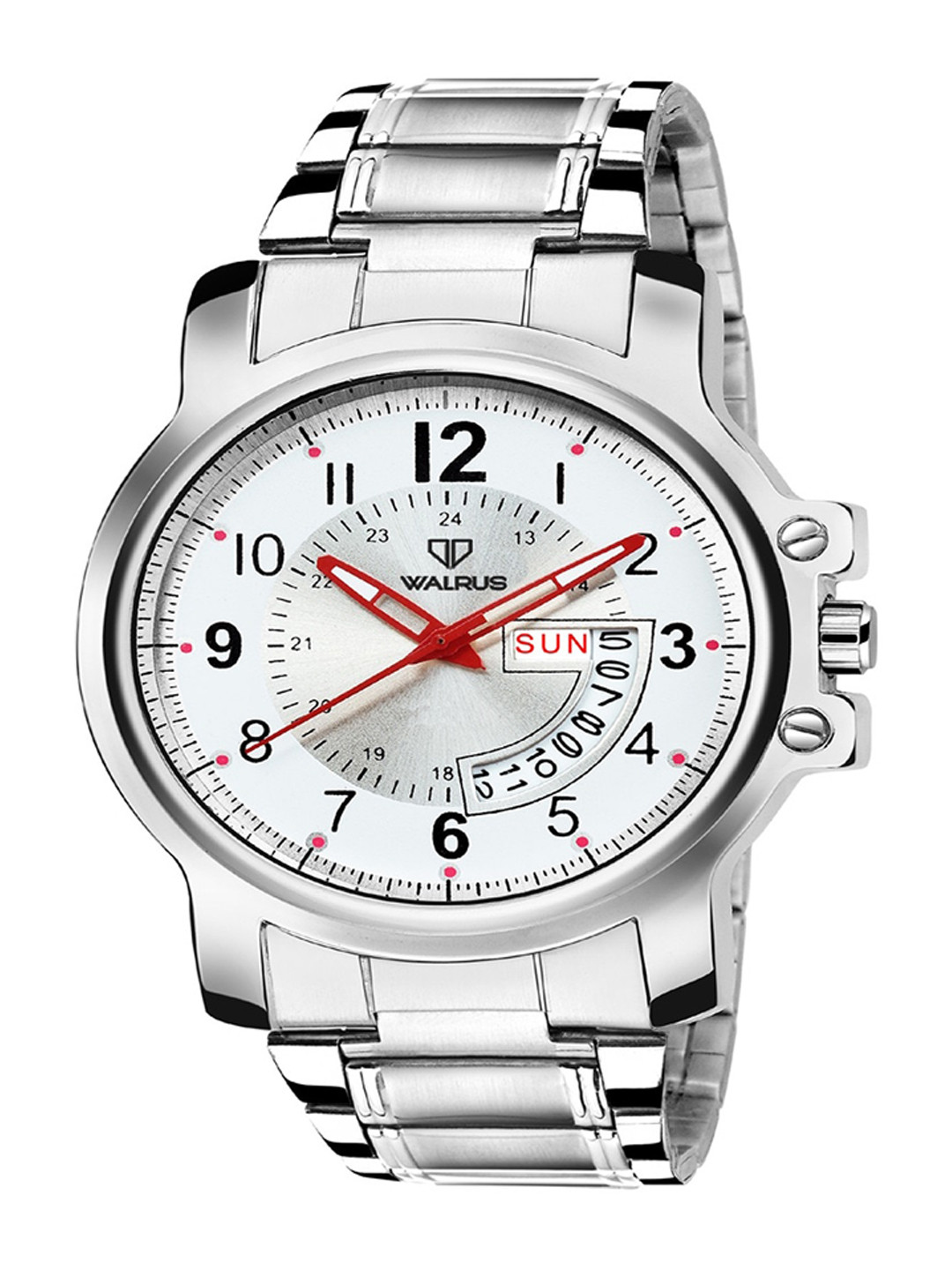 

Walrus Men Brass Dial & Stainless Steel Straps Analogue Watch WWTM-INVC-010707_D, White