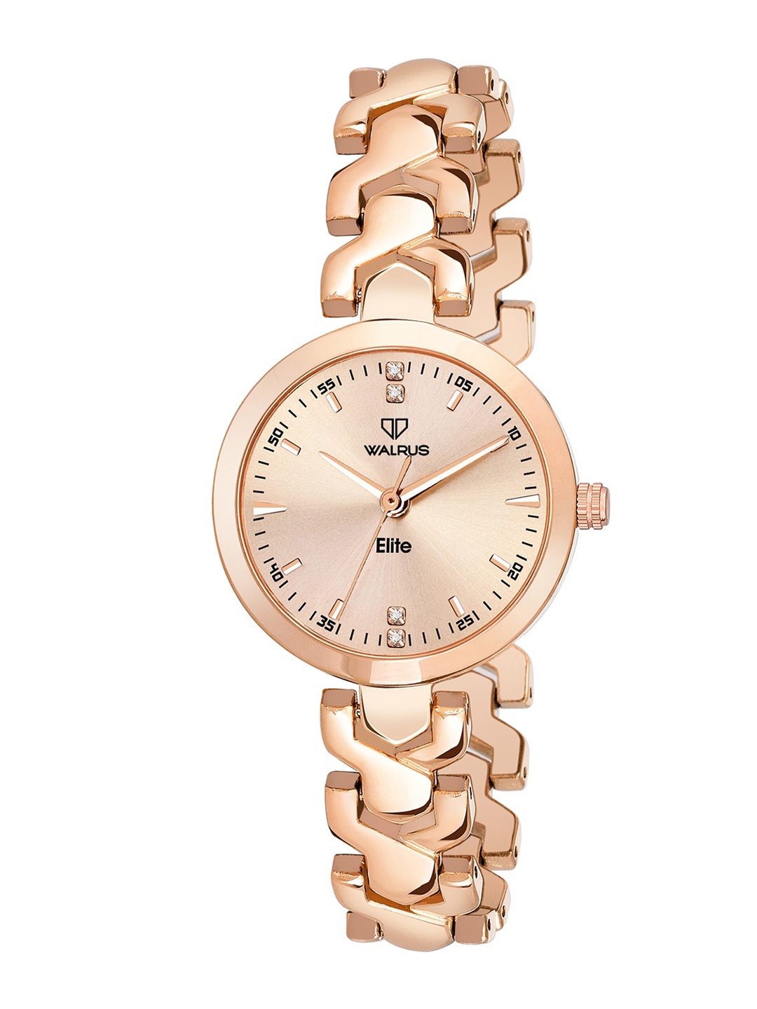 

Walrus Women Embellished Stainless Steel Bracelet Analogue Watch WWTW-ELITE-VIII-171717_D, Rose gold