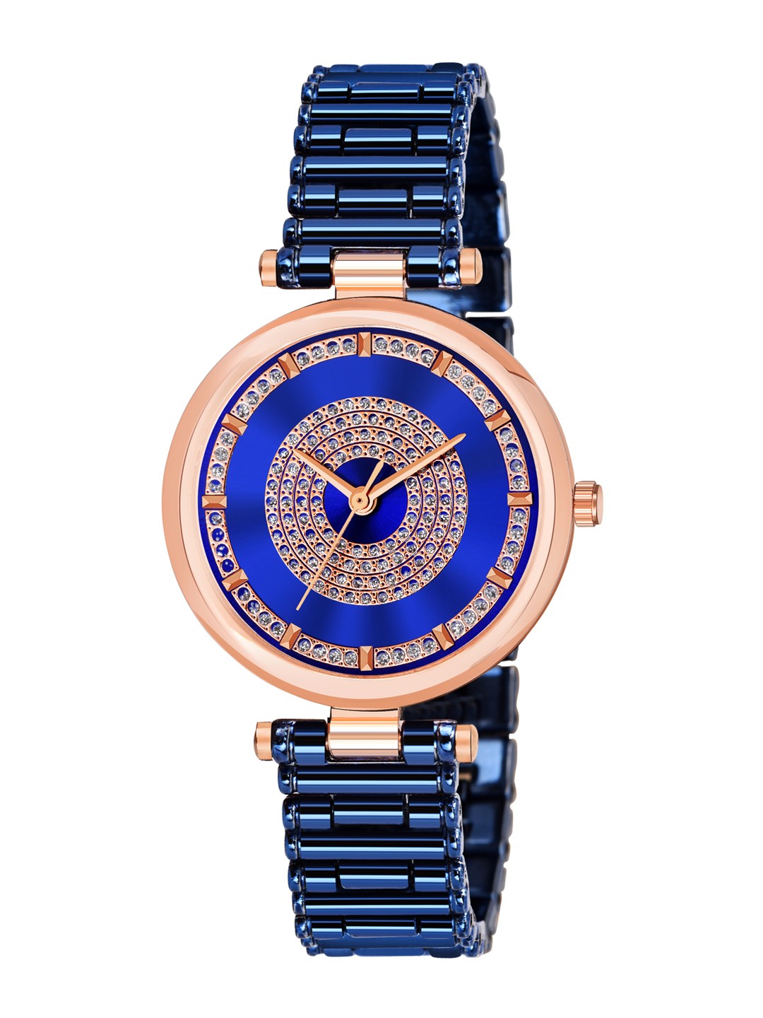 

Walrus Women Embellished Dial Bracelet Style Analogue Watch WWTW-VCT-XIX-030317_D, Blue