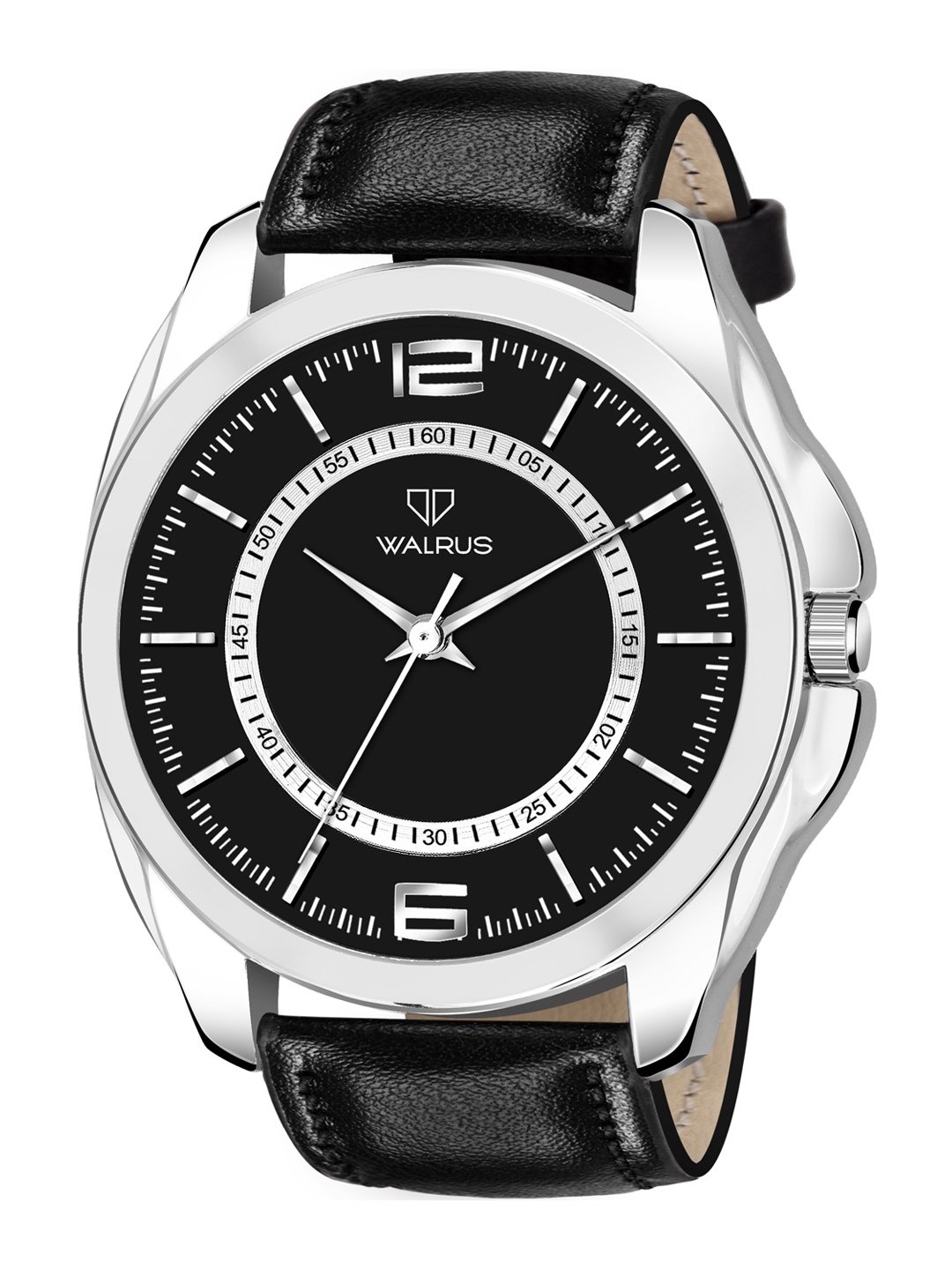 

Walrus Men Brass Embellished Analogue Watch WWTM-VET-VI-020207_D, Black