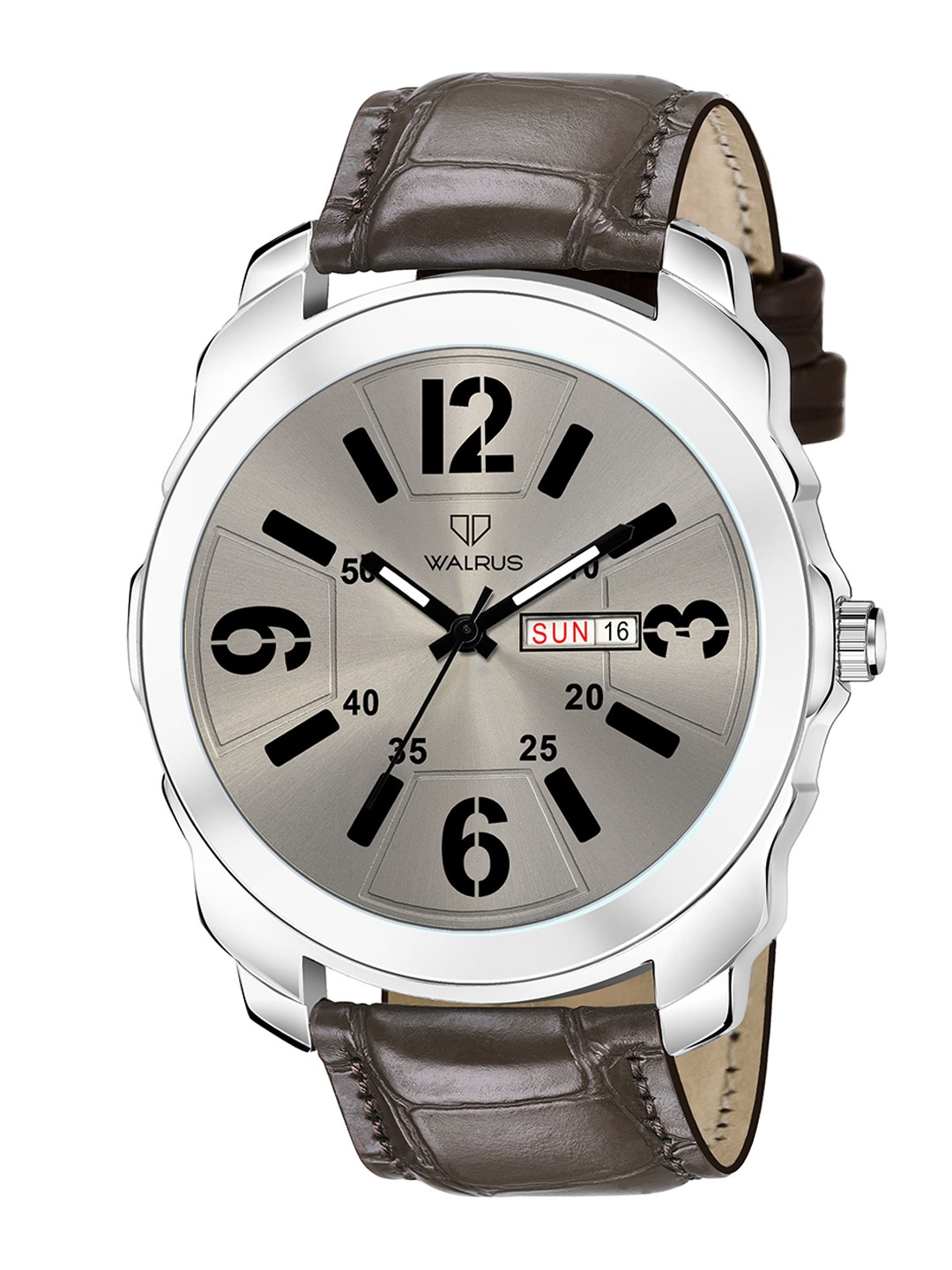 

Walrus Men Brass Dial & Straps Analogue Watch WWTM-MVRK-XII-090907_D, Brown