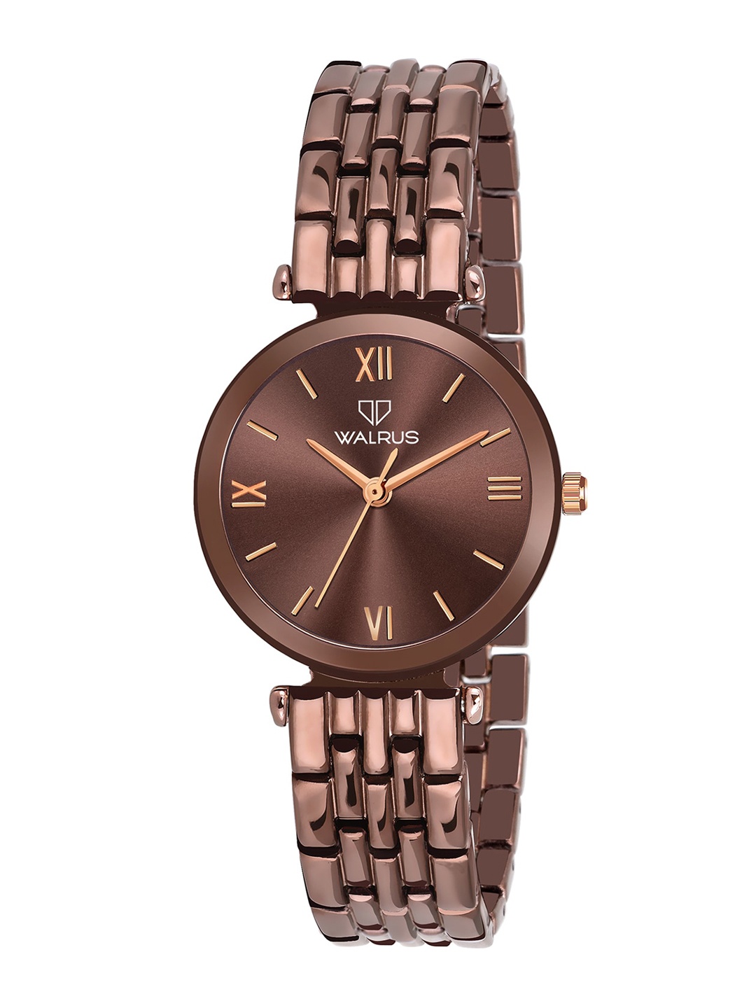 

Walrus Women Round Dial & Bracelet Style Straps Analogue Watch WWTW-ELITE-XVII-090909_D, Brown