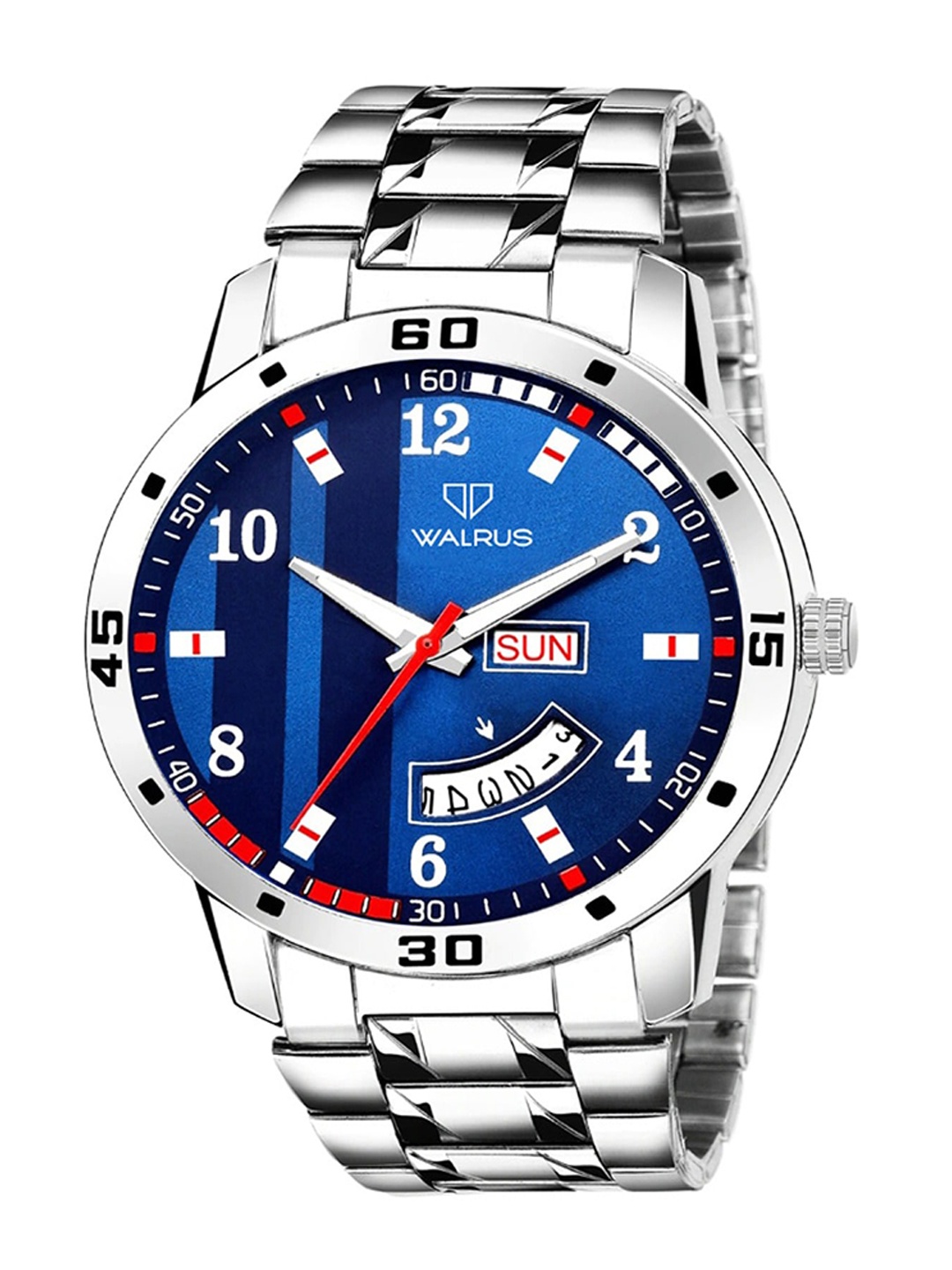 

Walrus Men Printed Dial Date Aperture Analogue Watch WWTM-AST-XI-030707_D, Blue