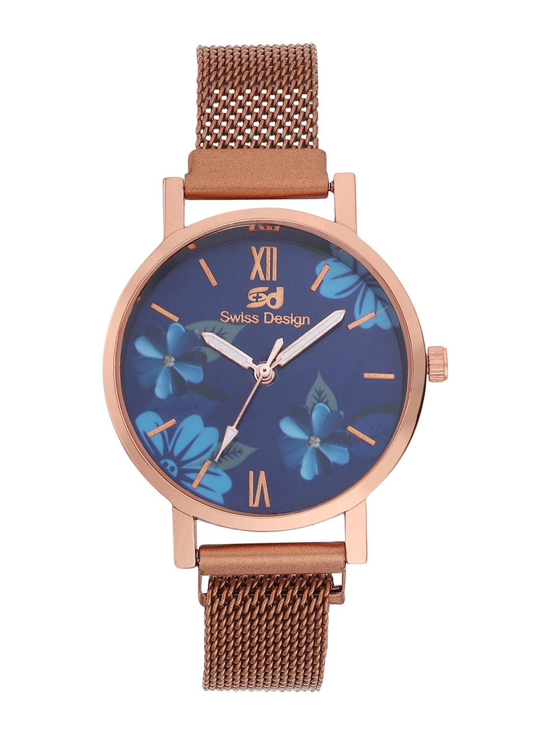 

Swiss Design Women Watch & Bracelet Gift Set SDWJ23 Set-65, Rose