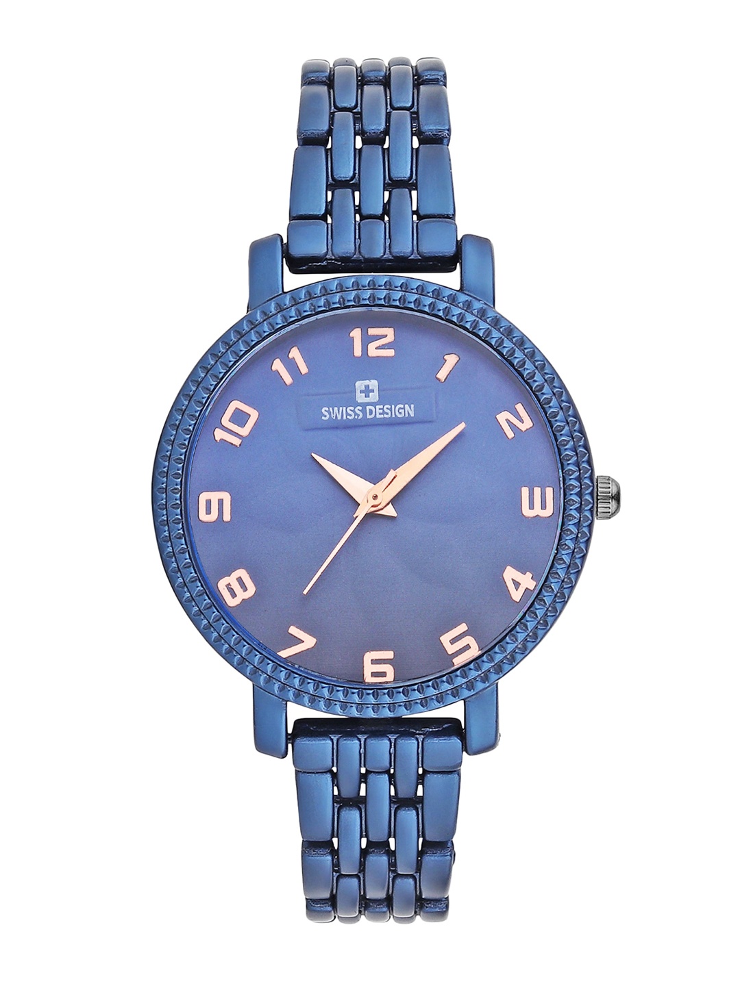 

Swiss Design Women Bracelet Style Straps Watch & Bracelet Gift Set SDWJ23 Set-46, Blue