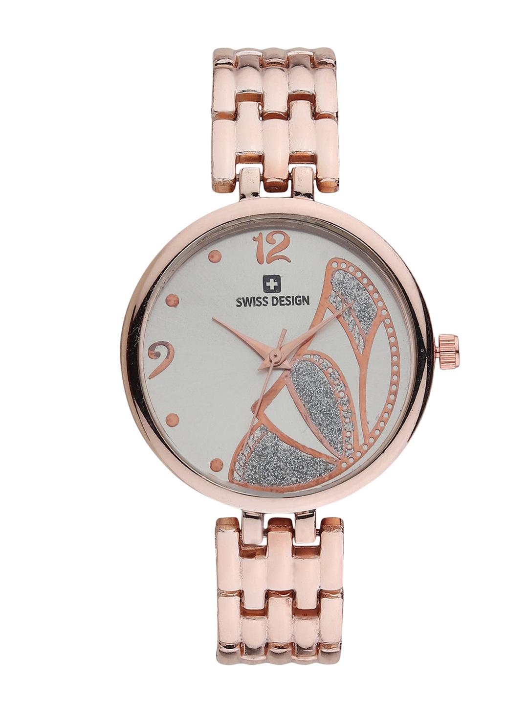 

Swiss Design Women Watch Gift Set SDWJ23 Set-13, Rose gold
