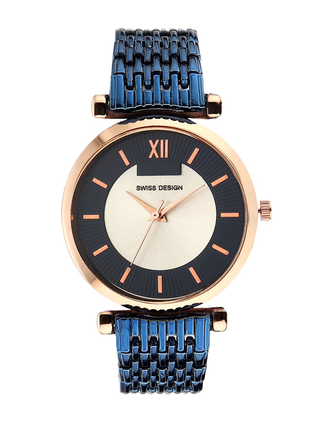 

Swiss Design Women Bracelet & Watch Gift Set SDWJ23 Set-80, Blue