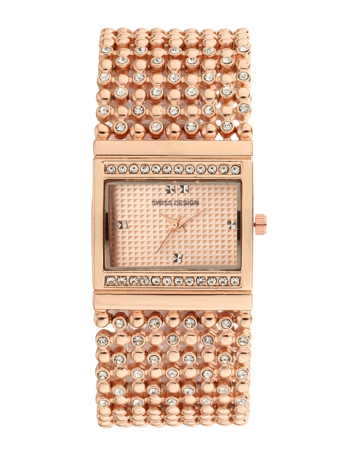 

Swiss Design Women Watch Gift Set SDWJ23 Set-73, Rose gold