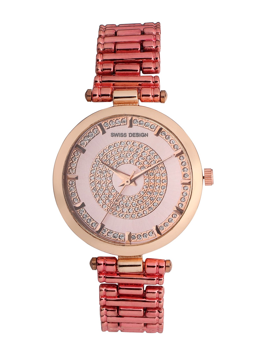 

Swiss Design Women Watch Gift Set SDWJ23 Set-01, Pink