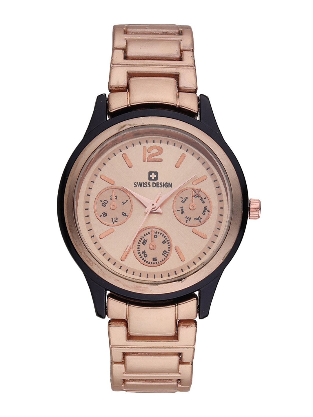 

Swiss Design Women Watch Gift Set SDWJ23 Set-36, Rose gold
