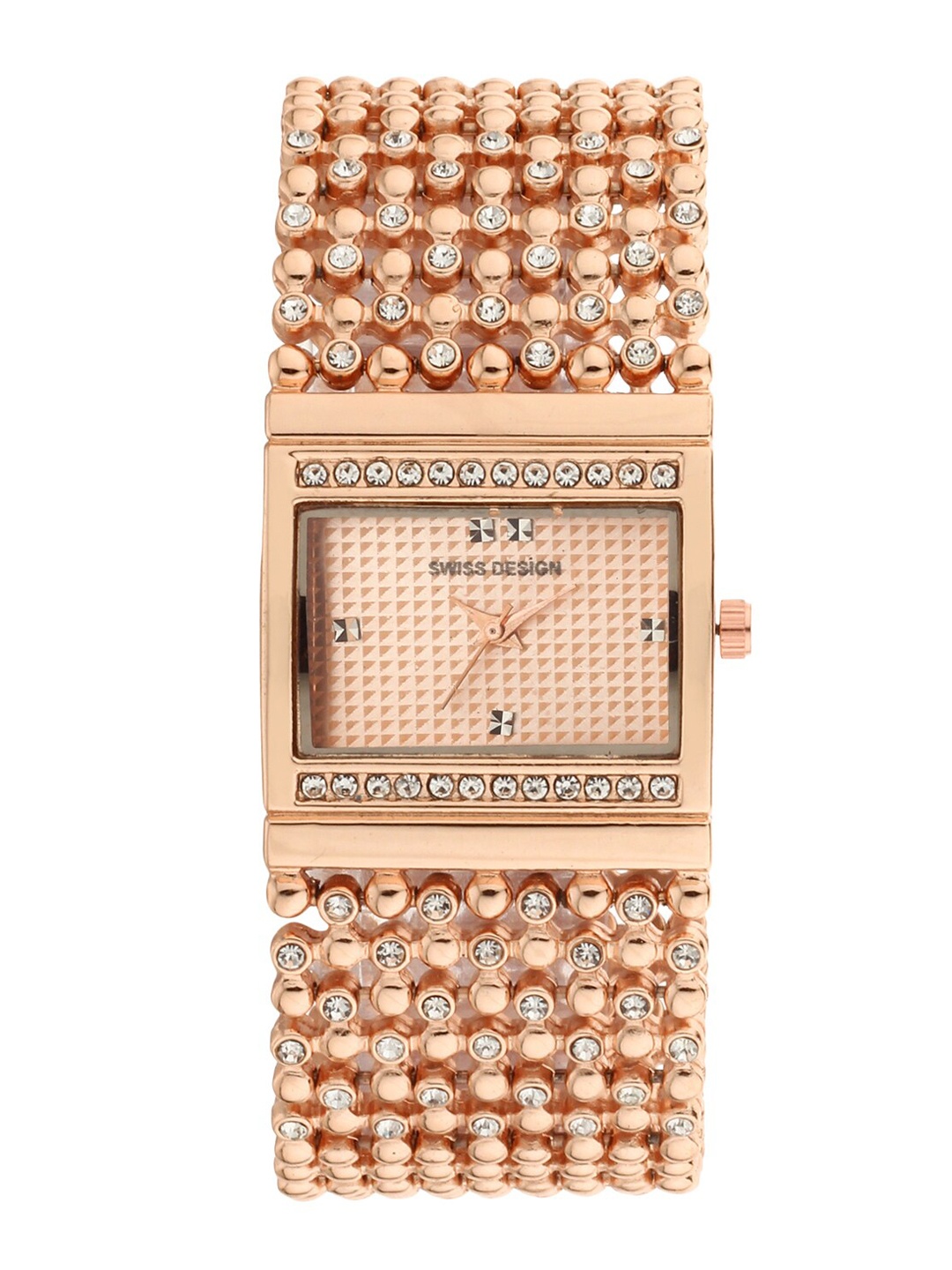 

Swiss Design Women Watch Gift Set SDWJ23 Set-71, Rose gold