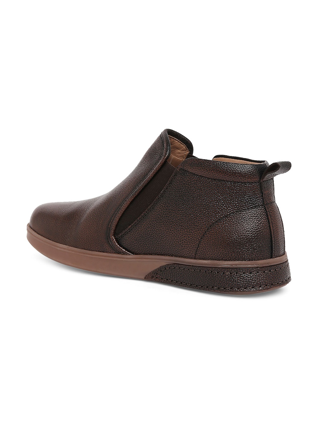 

Buckaroo Men Textured Leather Regular Boots, Brown