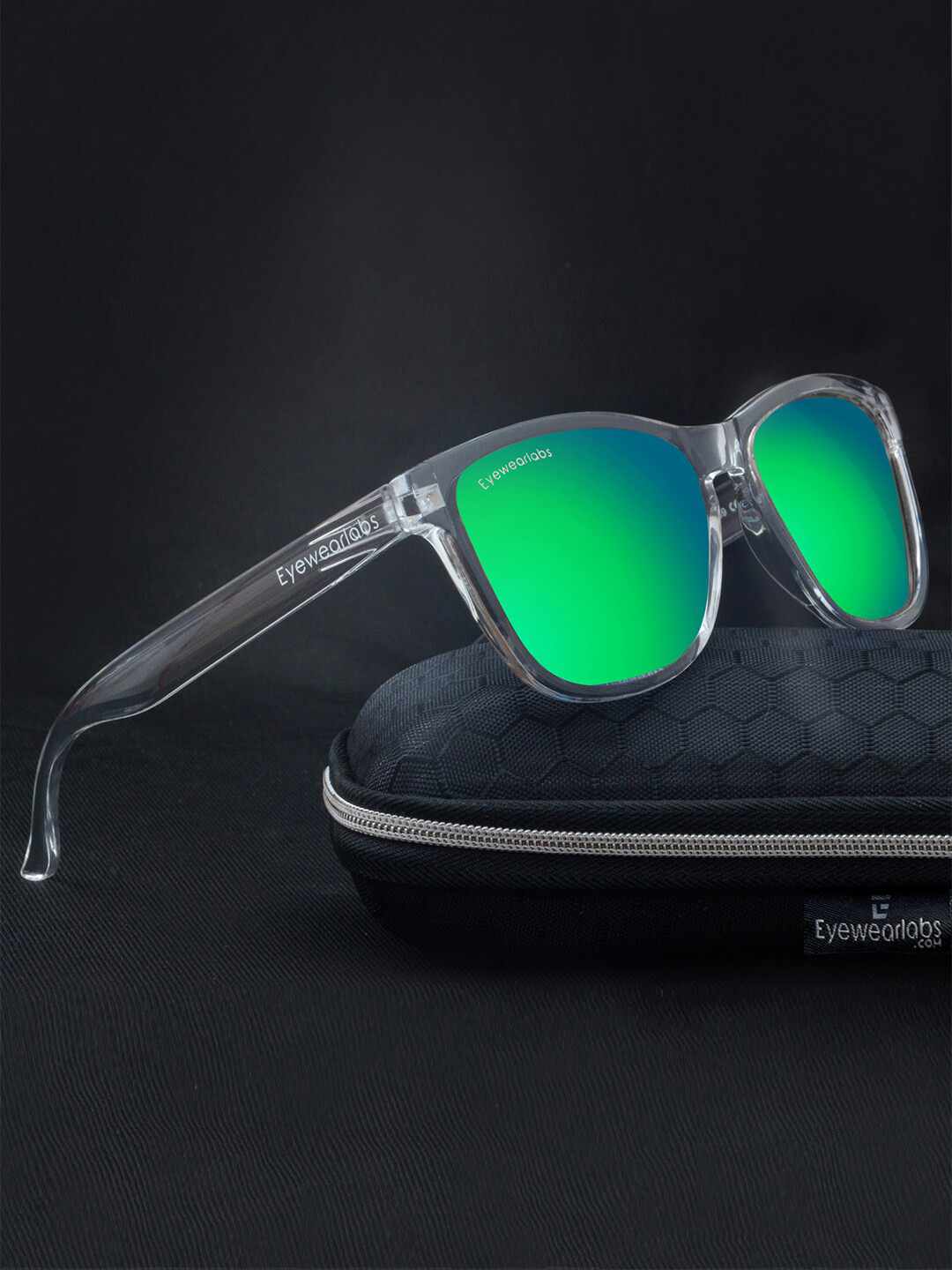 

Eyewearlabs Lens & Square Sunglasses With Polarised Lens CWhiteWalkerSC3EL1095, Green