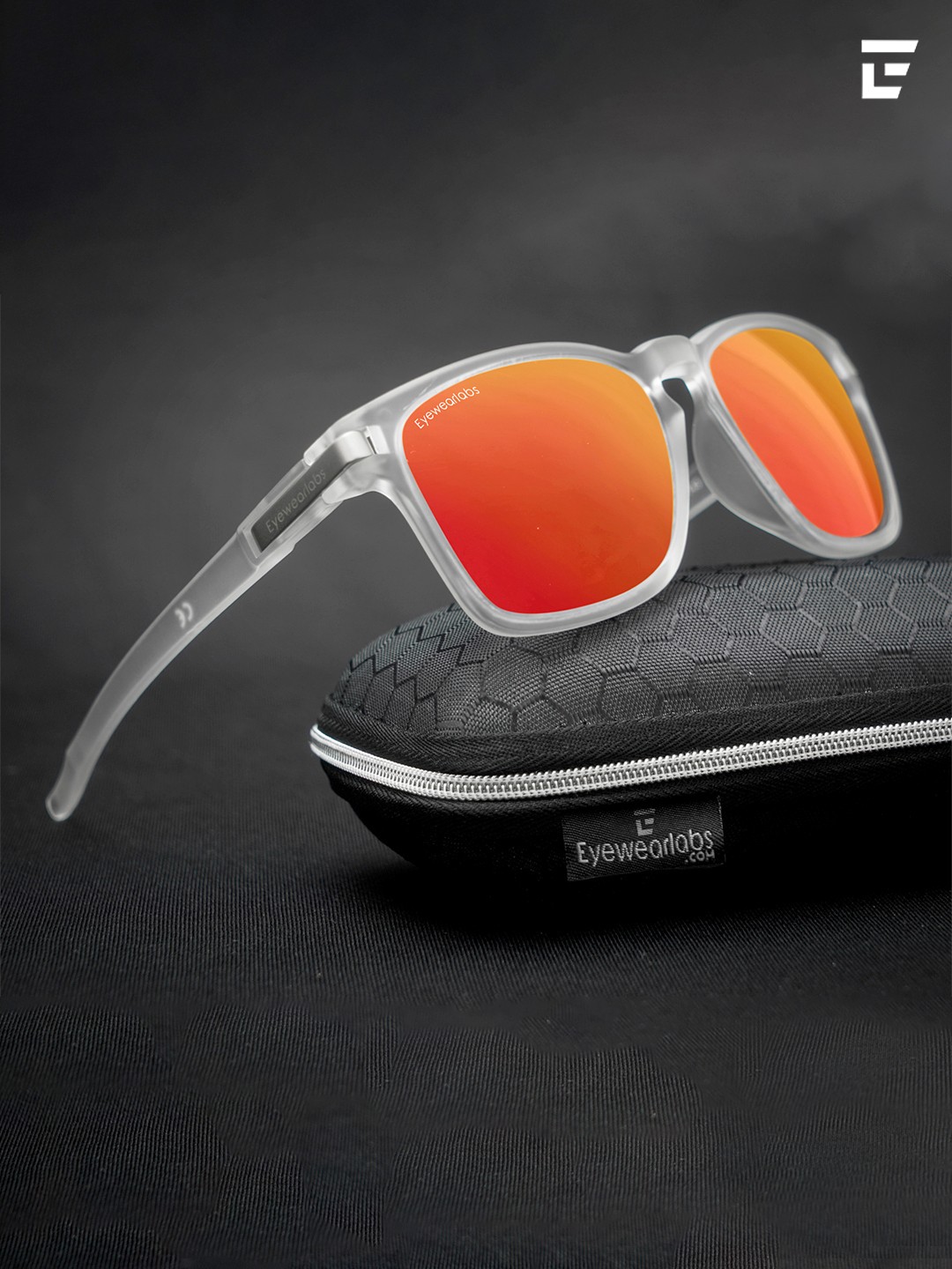 

Eyewearlabs Wayfarer Lens with Polarised and UV Protected Sunglasses SC8EL1091, Red