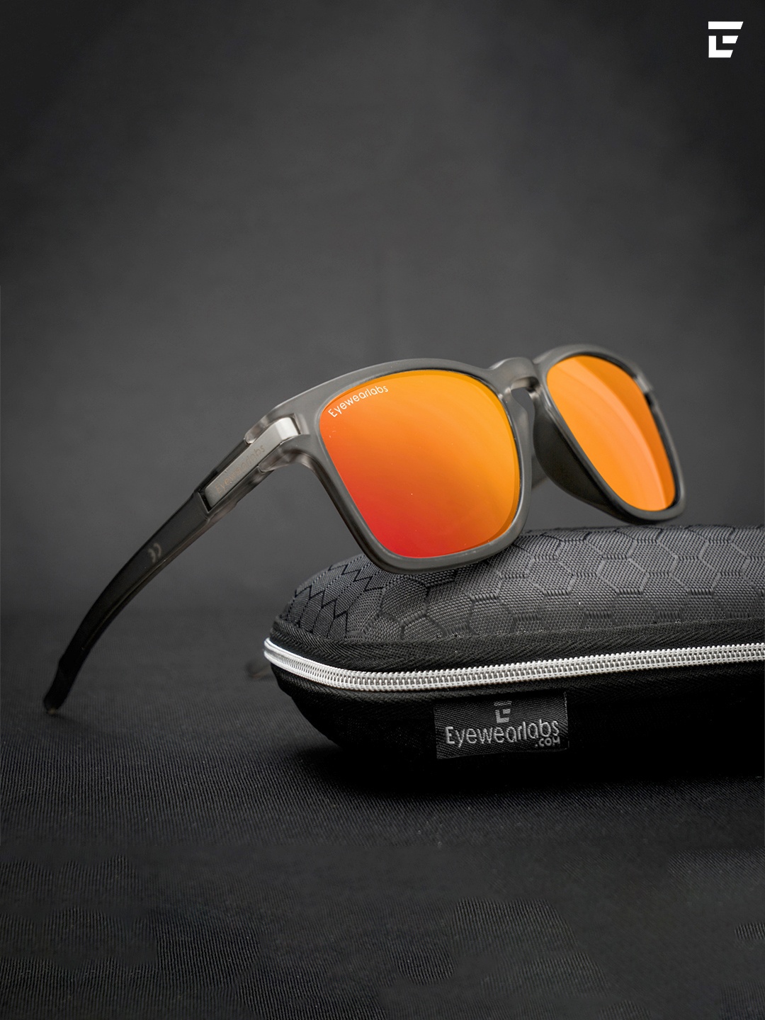 

Eyewearlabs Wayfarer Lens with Polarised and UV Protected Sunglasses SC5EL1139, Red