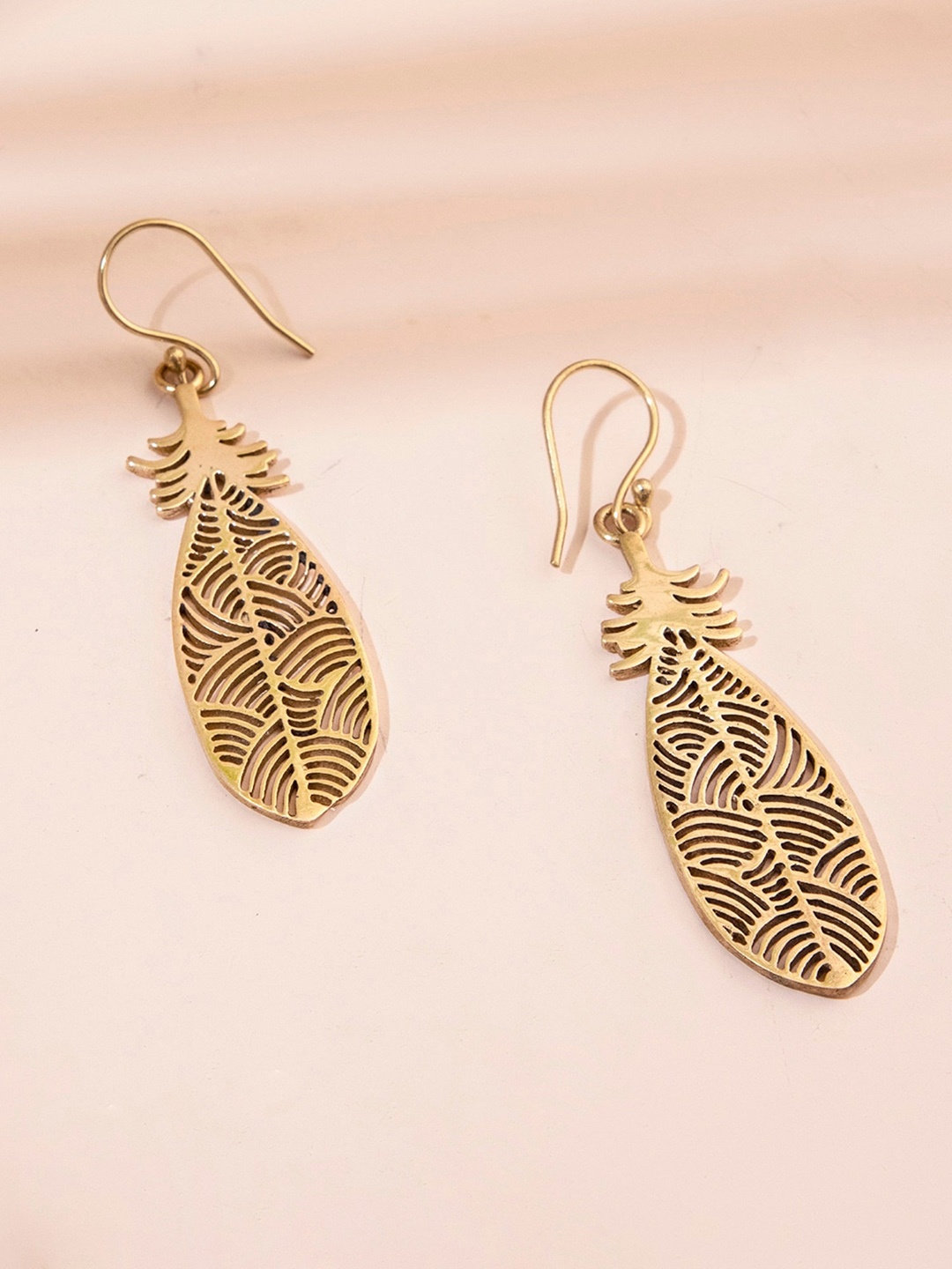 

Studio One Love Gold-Plated Contemporary Drop Earrings