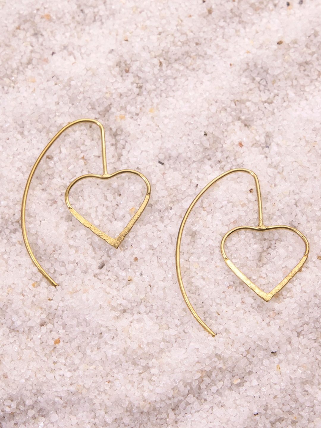 

Studio One Love Gold-Plated Contemporary Drop Earrings