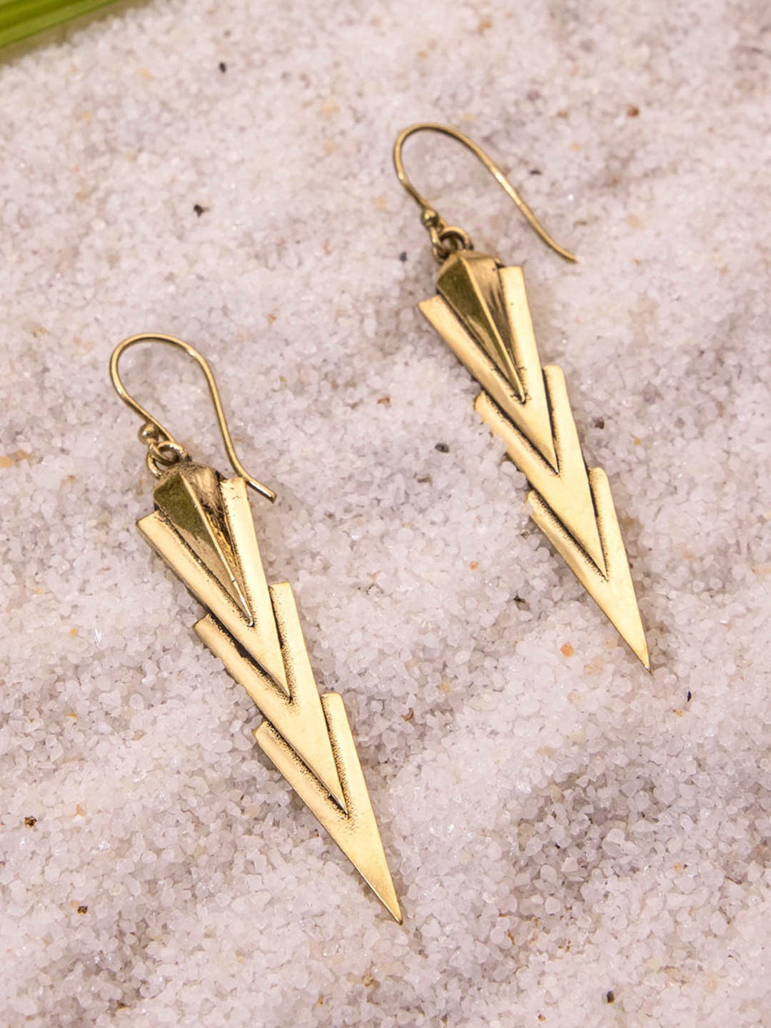 

Studio One Love Gold-Plated Contemporary Drop Earrings