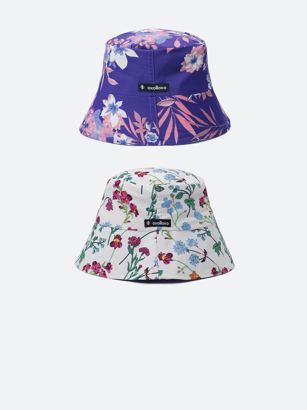 

Oxolloxo Women Reversible Floral Printed Bucket Hat, Purple