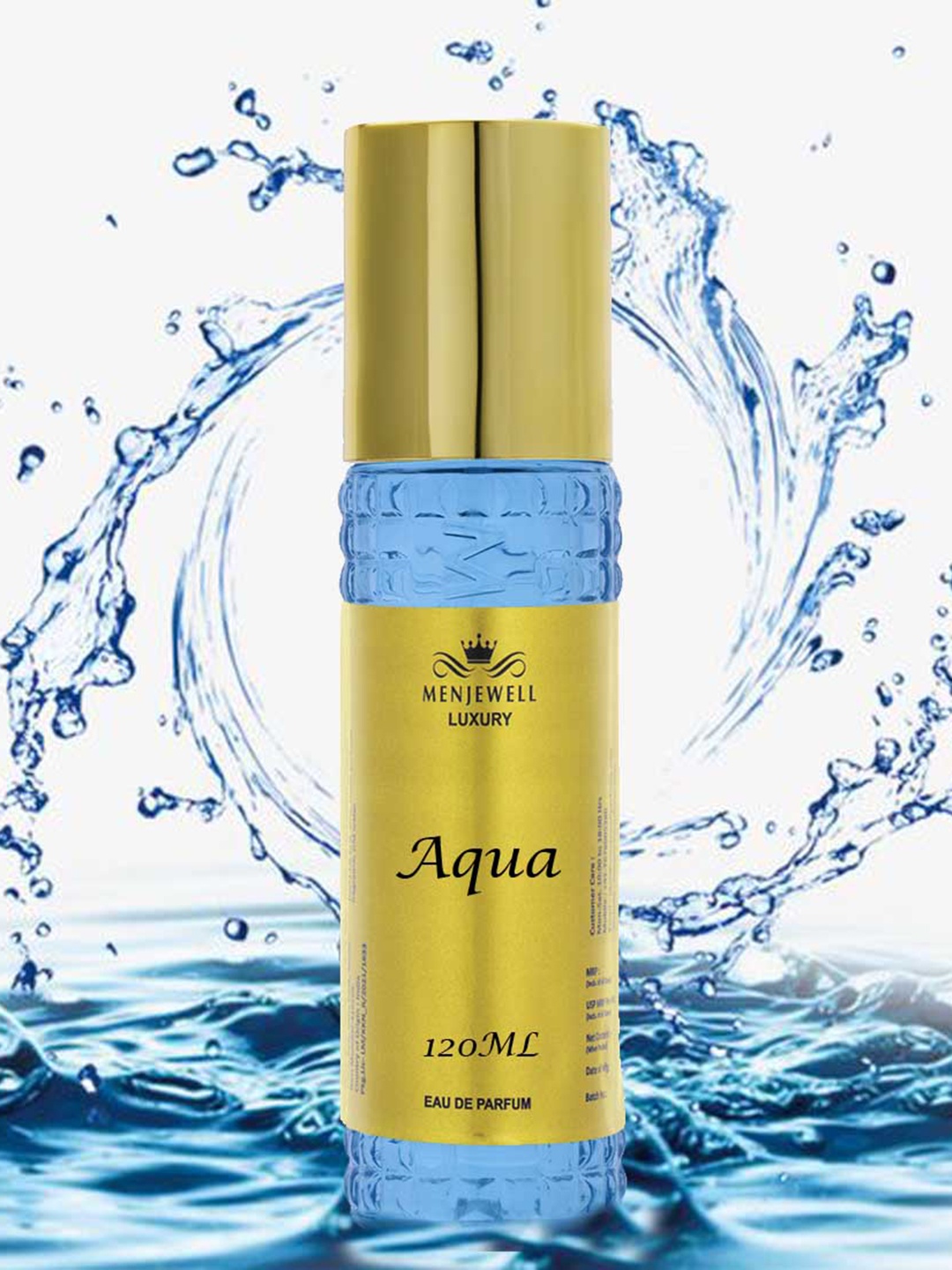 

Menjewell Men Aqua Eau de Parfum - 120 ml, Blue