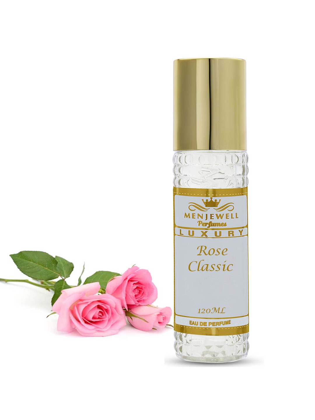 

Menjewell Women Rose Classic Eau de Parfum - 120 ml, Transparent