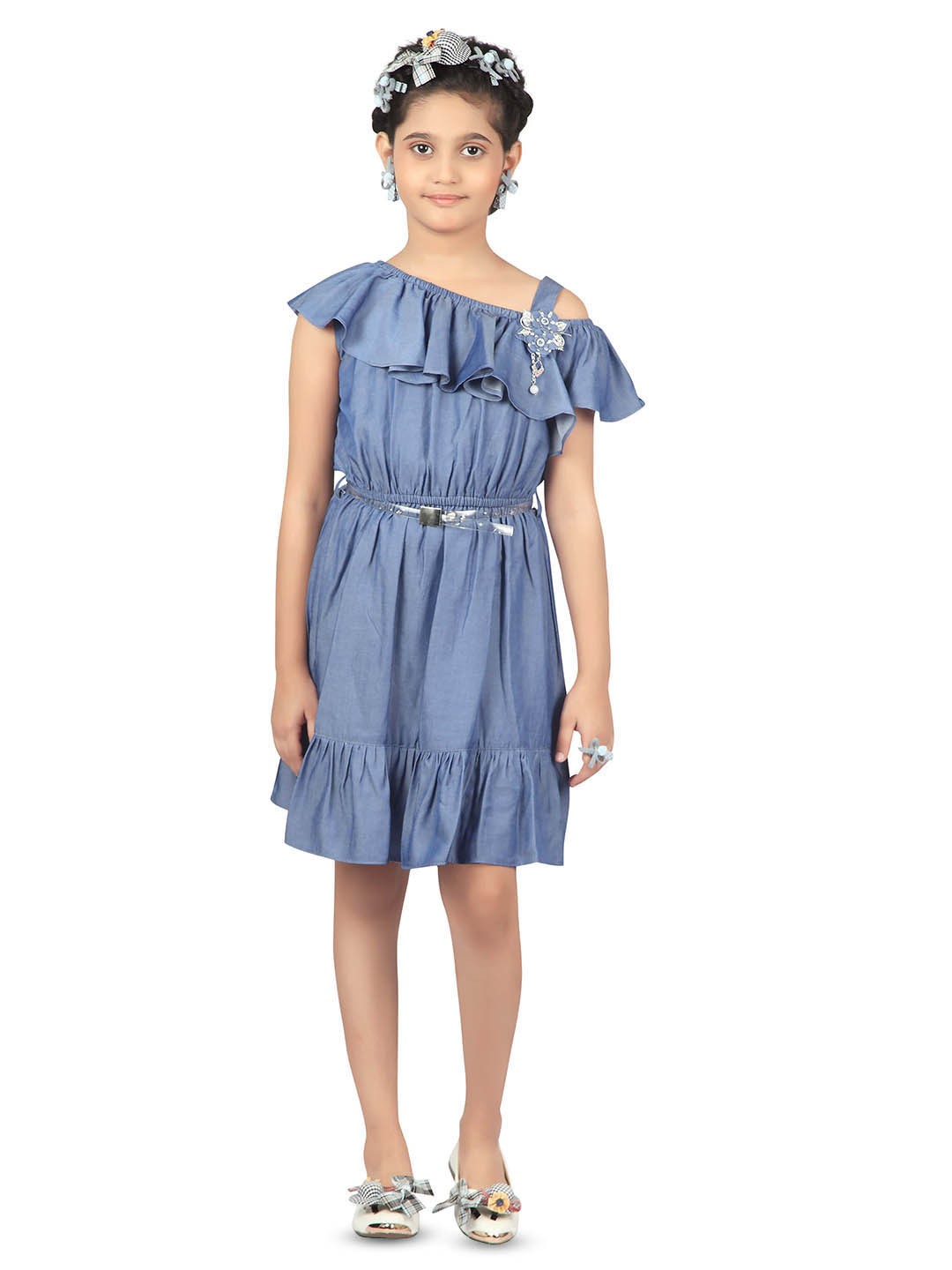 

Tiny Girl Girls Fit & Flare Dress, Blue