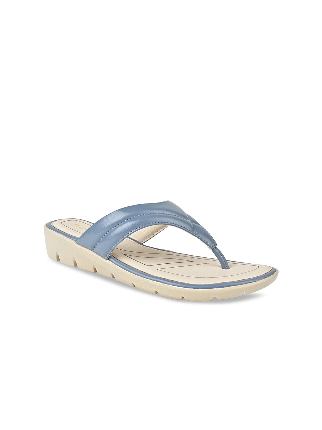 

Rocia Women No Back Strap Open Toe Flats, Blue