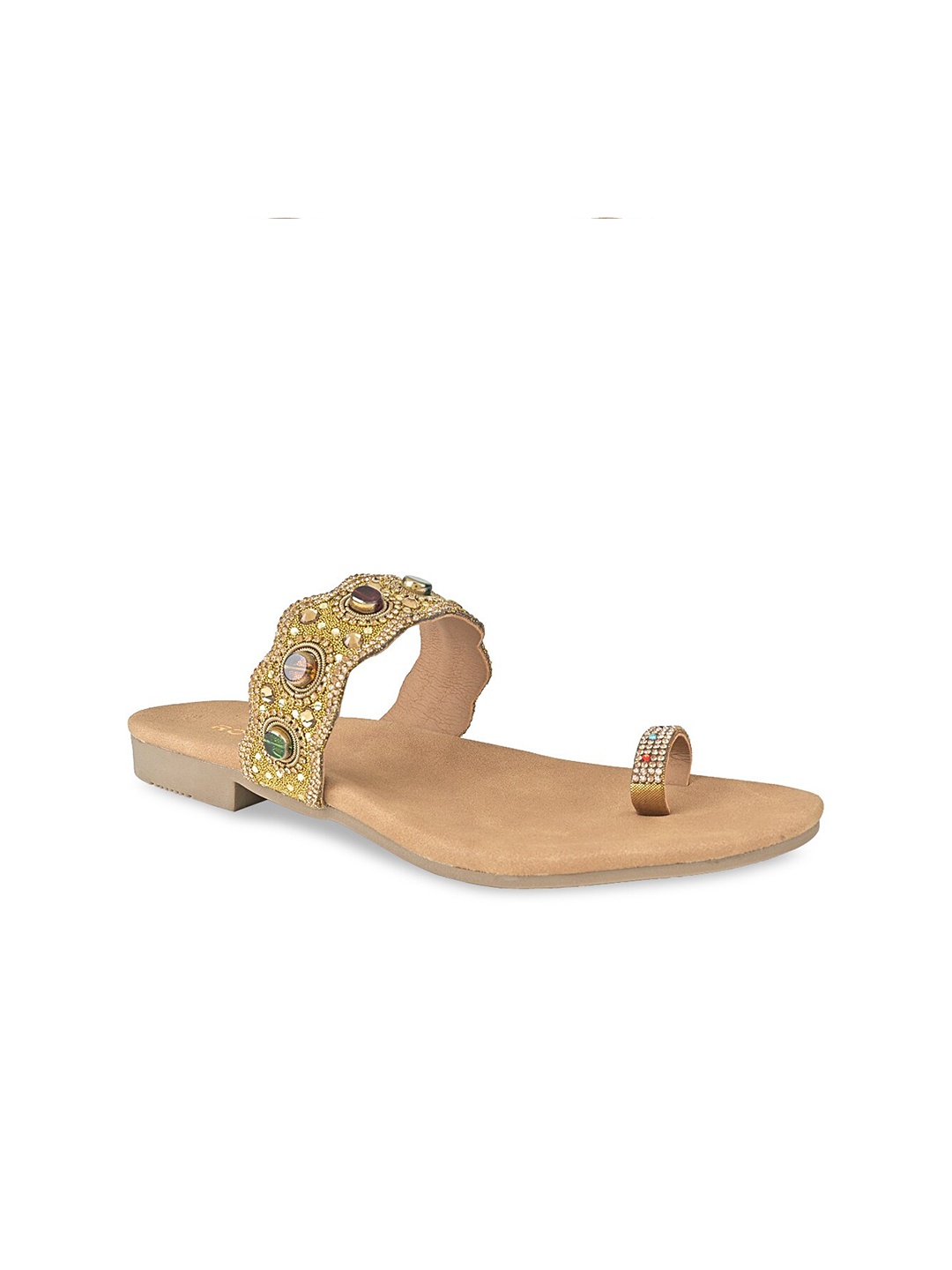 

Rocia Women Embellished One Toe Flats, Beige