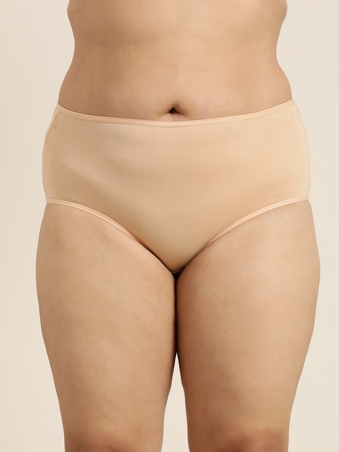 

Sztori Plus Size High-Rise Hipster Brief, Beige