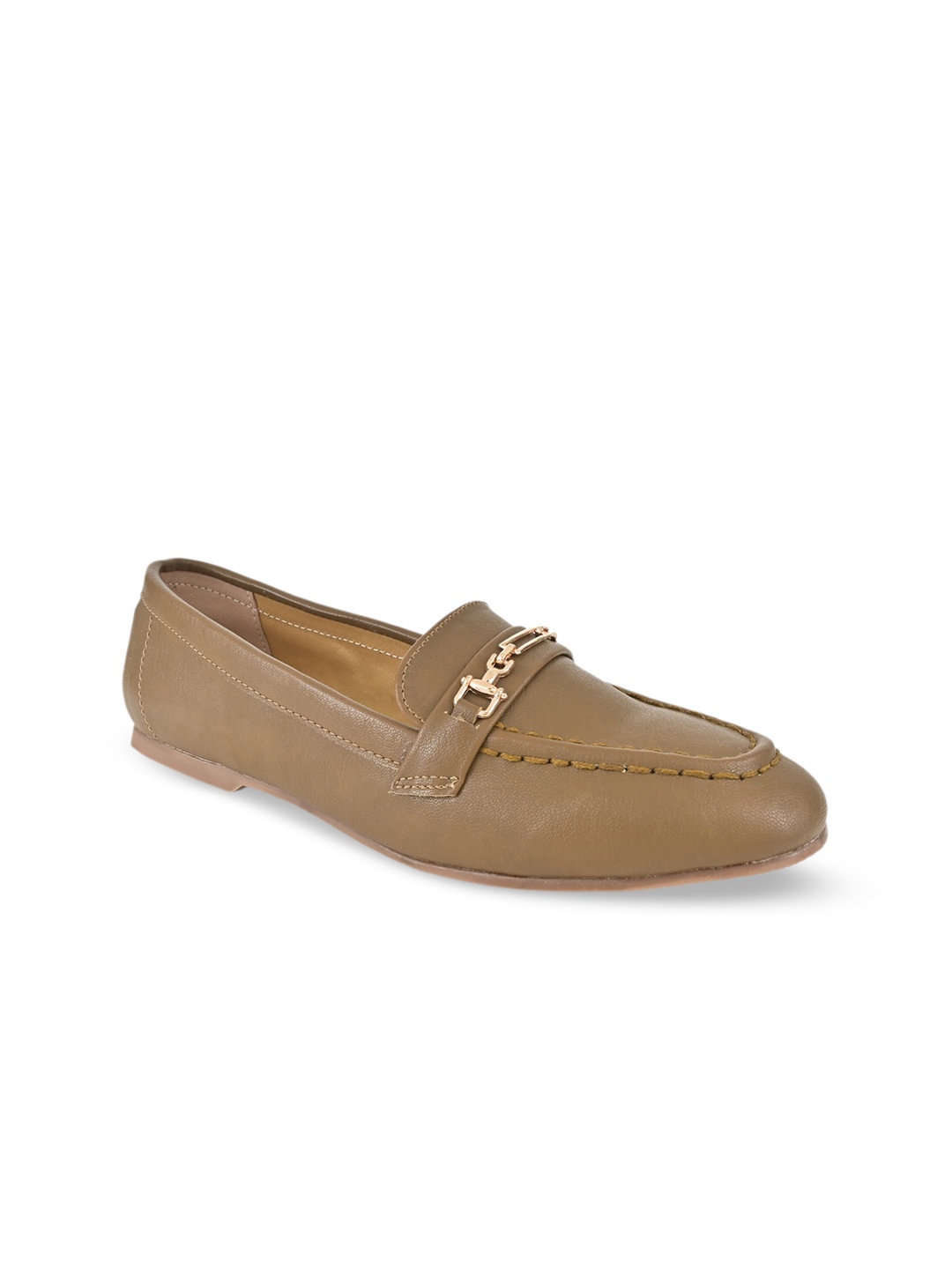 

Rocia Women Embellished Comfort Insole Horsebit Loafers, Taupe