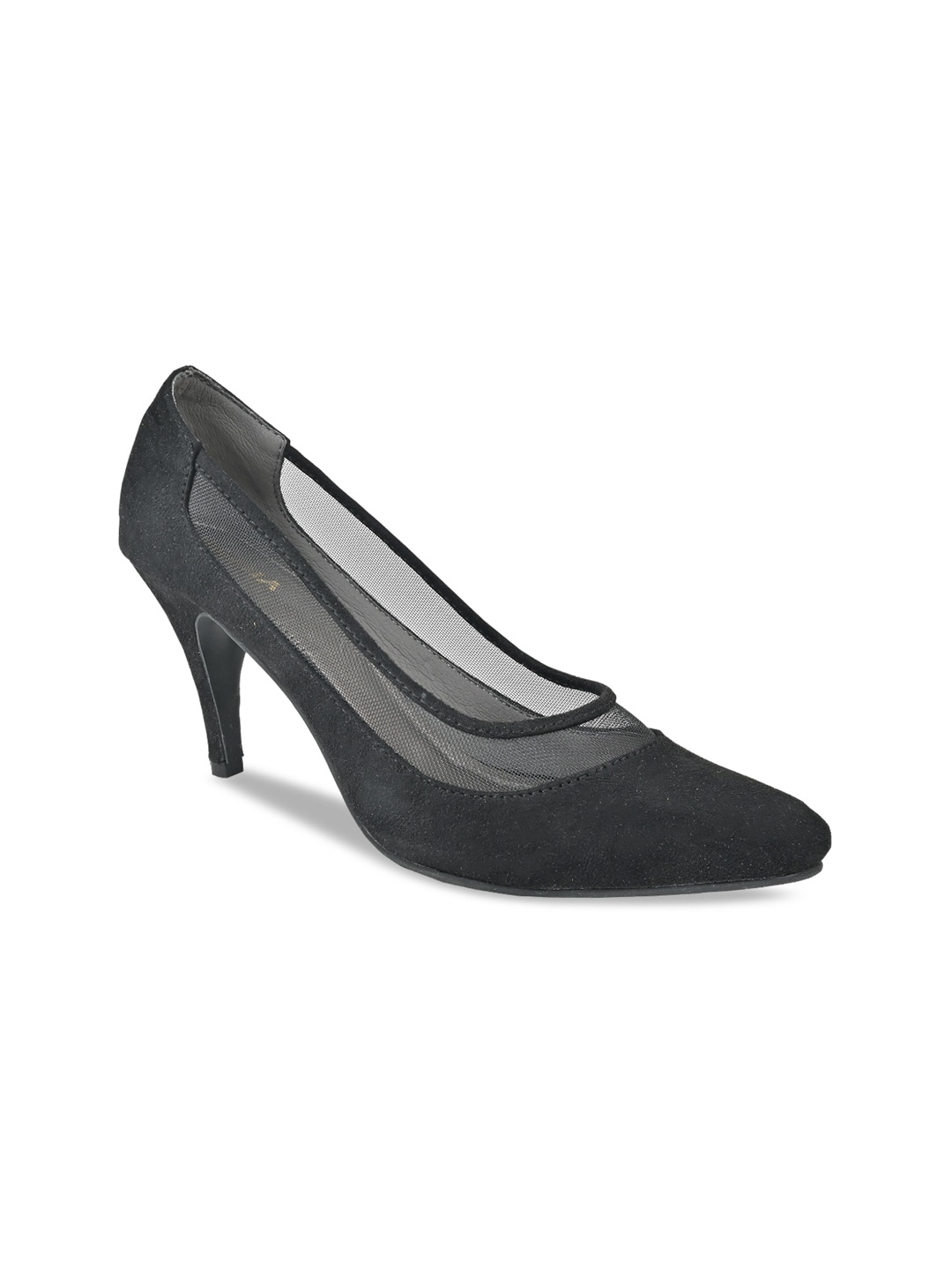 

Rocia Mesh Pointed Toe Slim Pumps, Black
