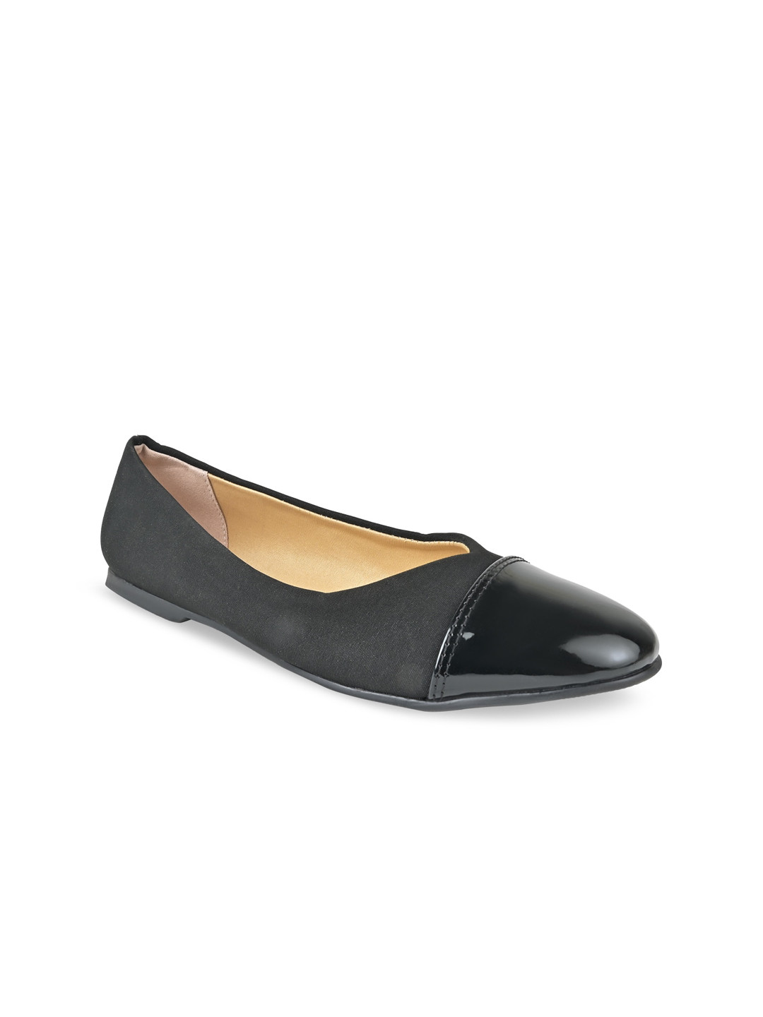 

Rocia Round Toe Ballerinas, Black