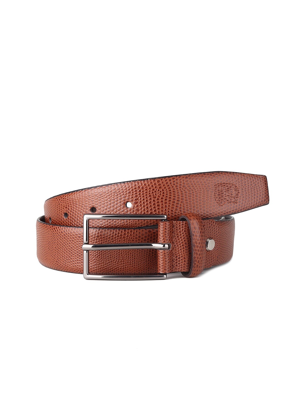 

Red Chief Men Textured Leather Belt, Tan