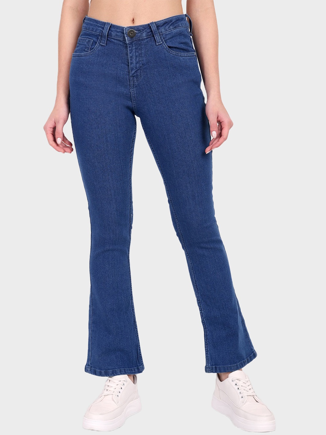 

Roadster Women Blue Bootcut Mid-Rise Denim Jeans