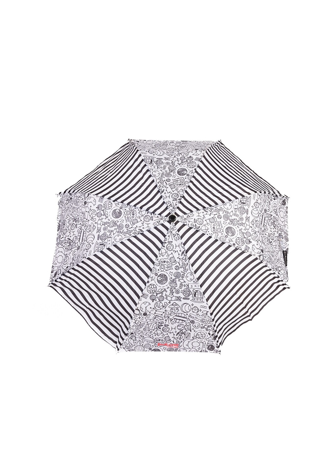 

Doodlicious Printed 3-Fold Umbrella, White