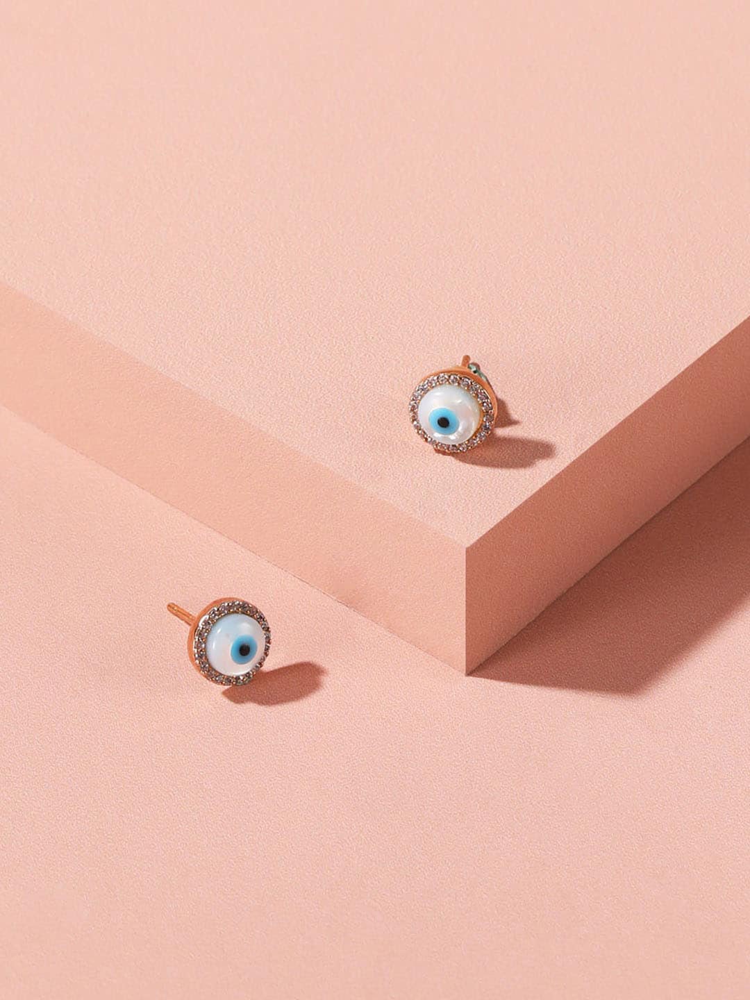 

XPNSV Silver-Plated Contemporary Studs Earrings