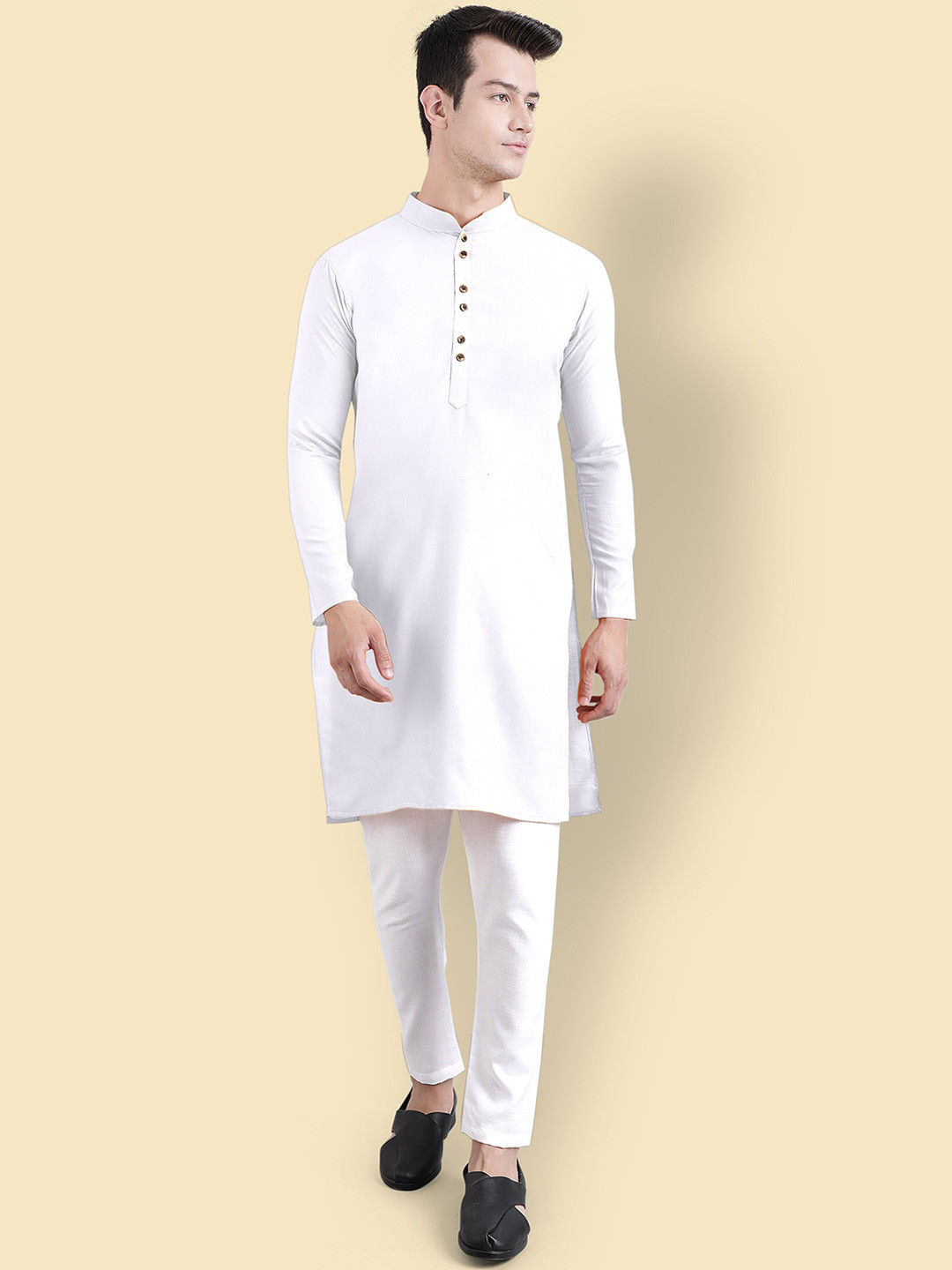 

Murta Trends Regular Kurta with Pyjamas, White