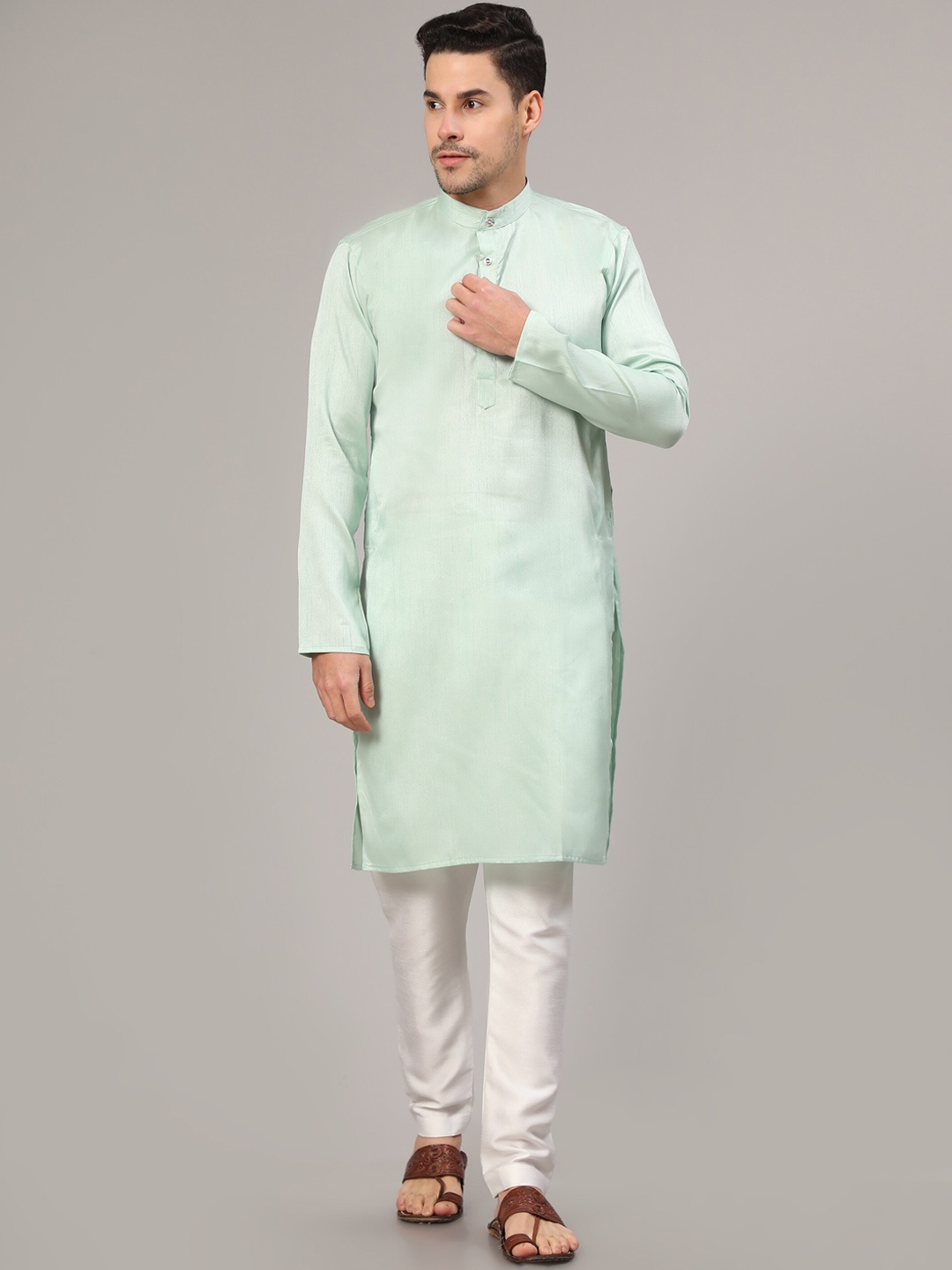 

Murta Trends Regular Kurta with Pyjamas, Sea green