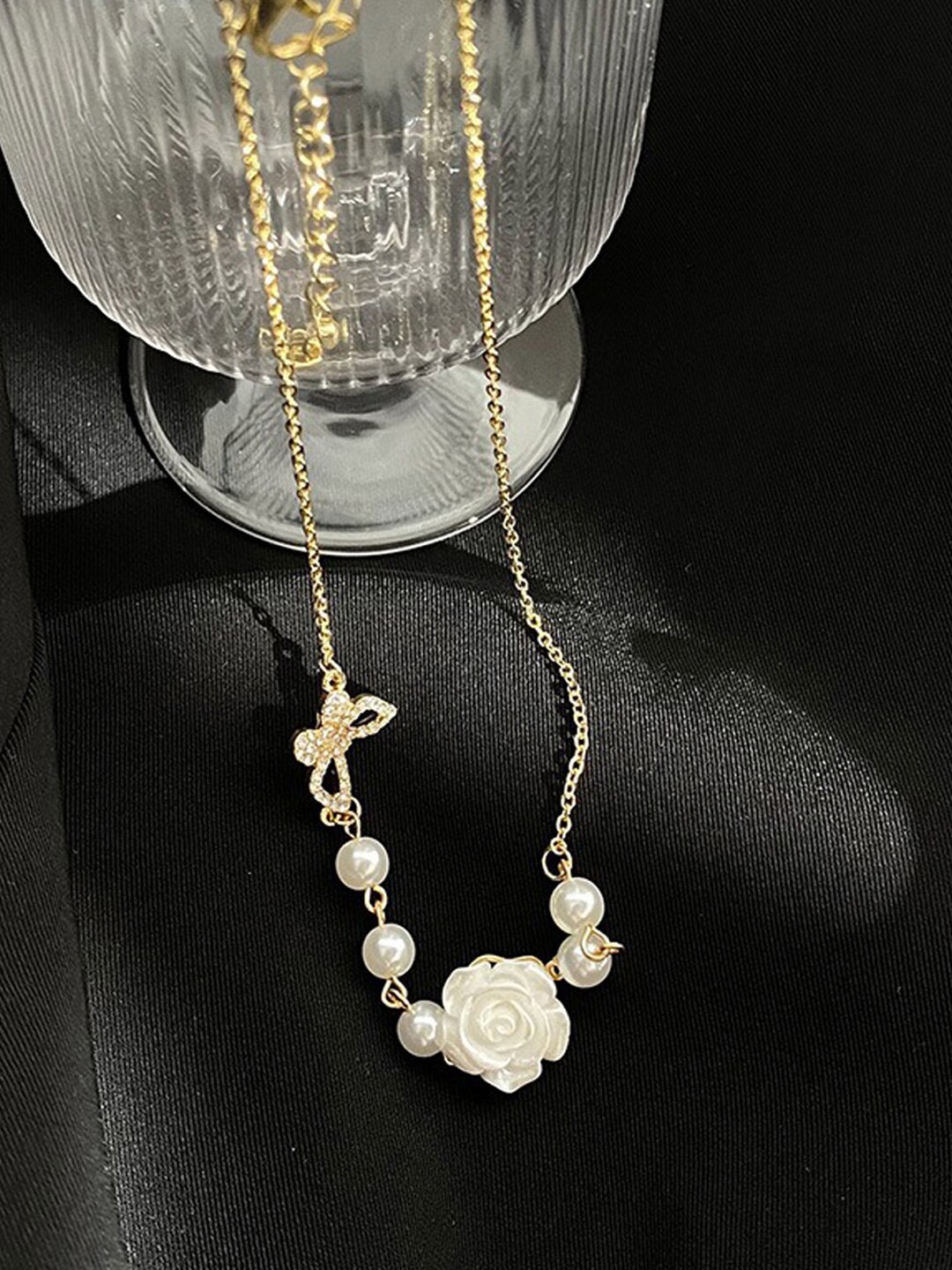 

Jewels Galaxy Gold-Plated Beaded Necklace