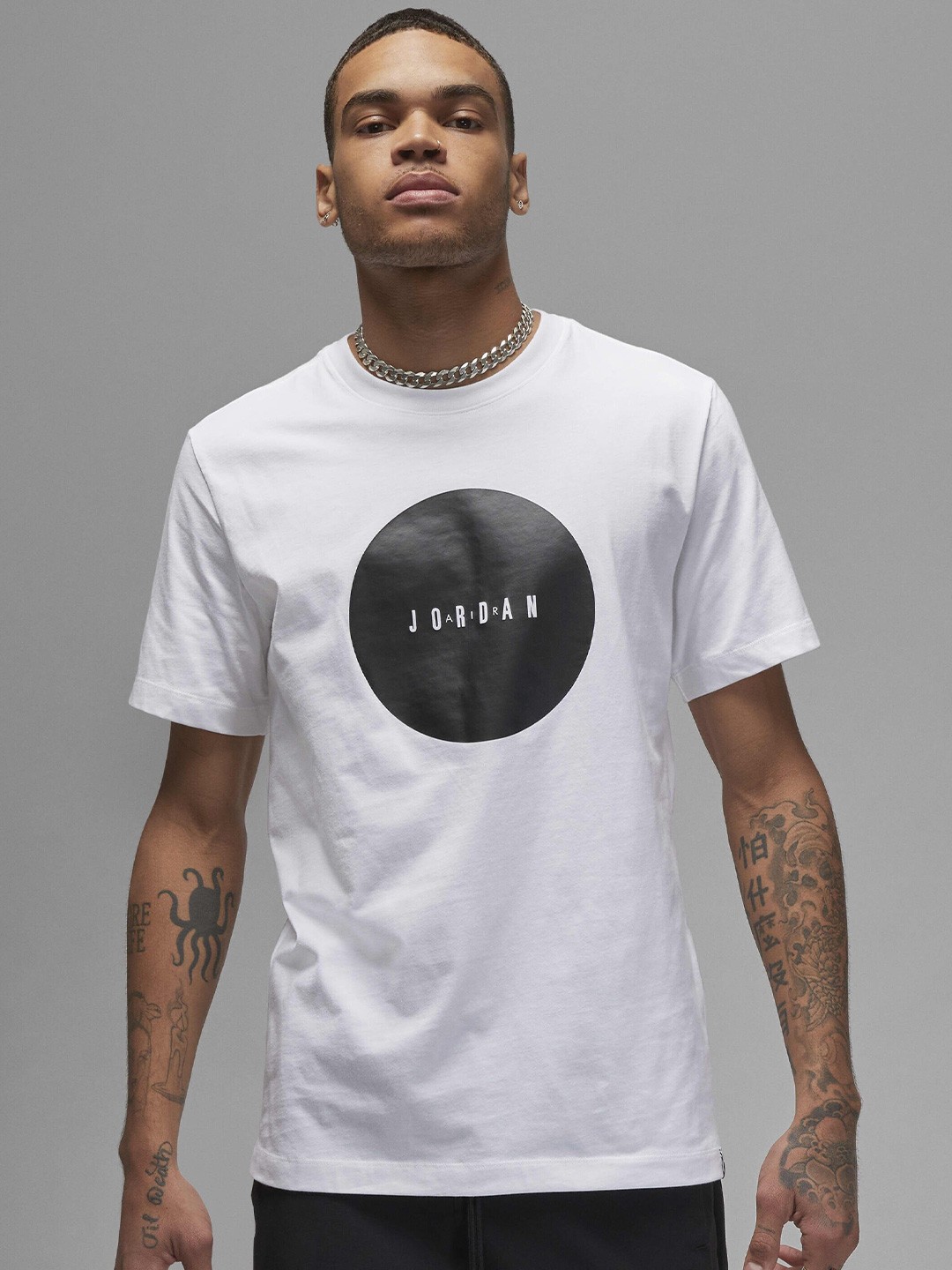

Nike Men Jordan Printed T-Shirt, White