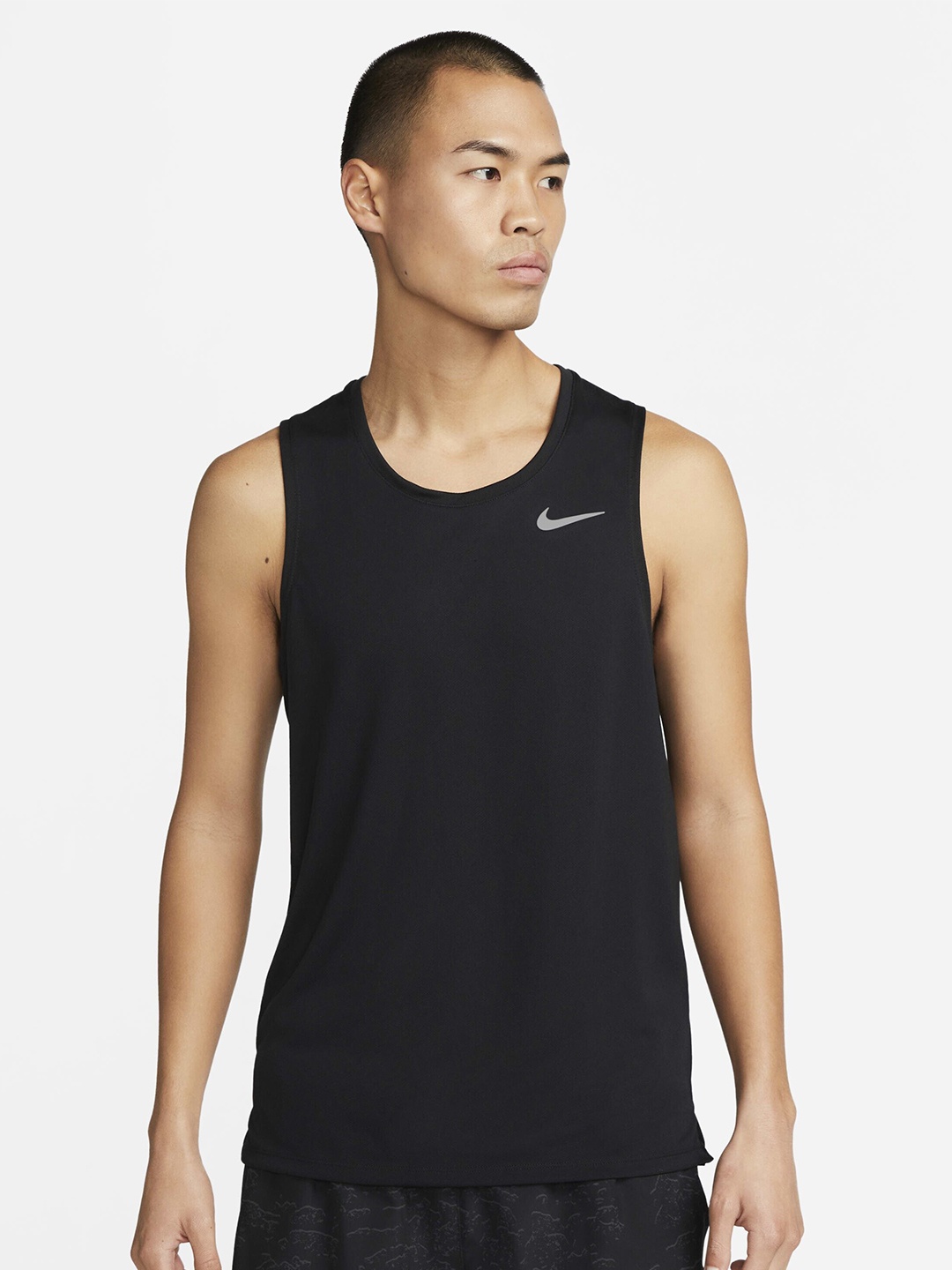 

Nike Dri-FIT Miler Running T-Shirt, Black