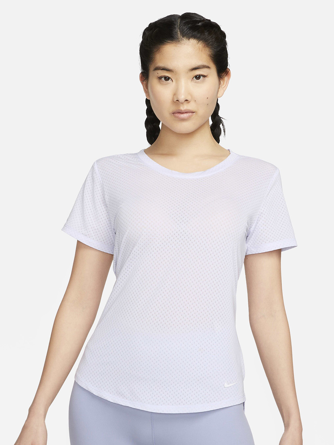 

Nike Dri-FIT One Breathe Short-Sleeve Top, Purple