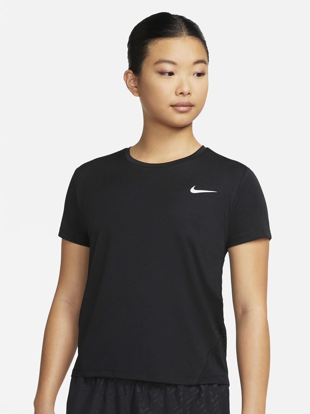 

Nike Miler Women Short-Sleeve Running Top, Black