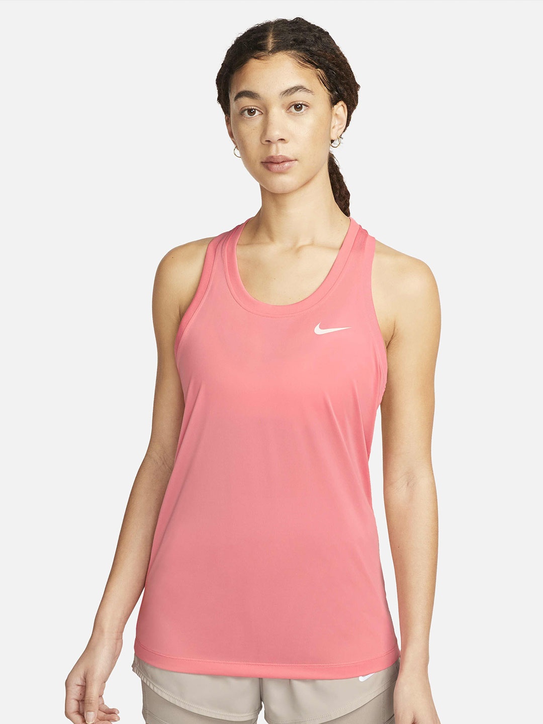 

Nike Dri-FIT Racerback Tank Top, Pink
