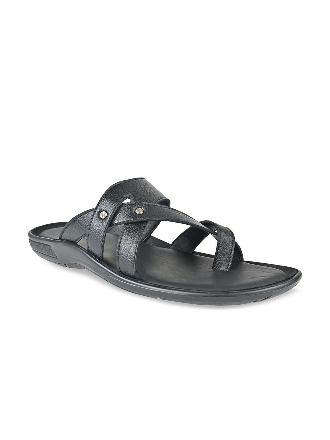 

Regal Men Textured Comfort Sandals, Black