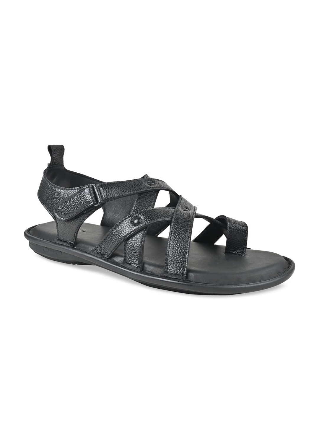 

Regal Men Textured Comfort Sandals, Black